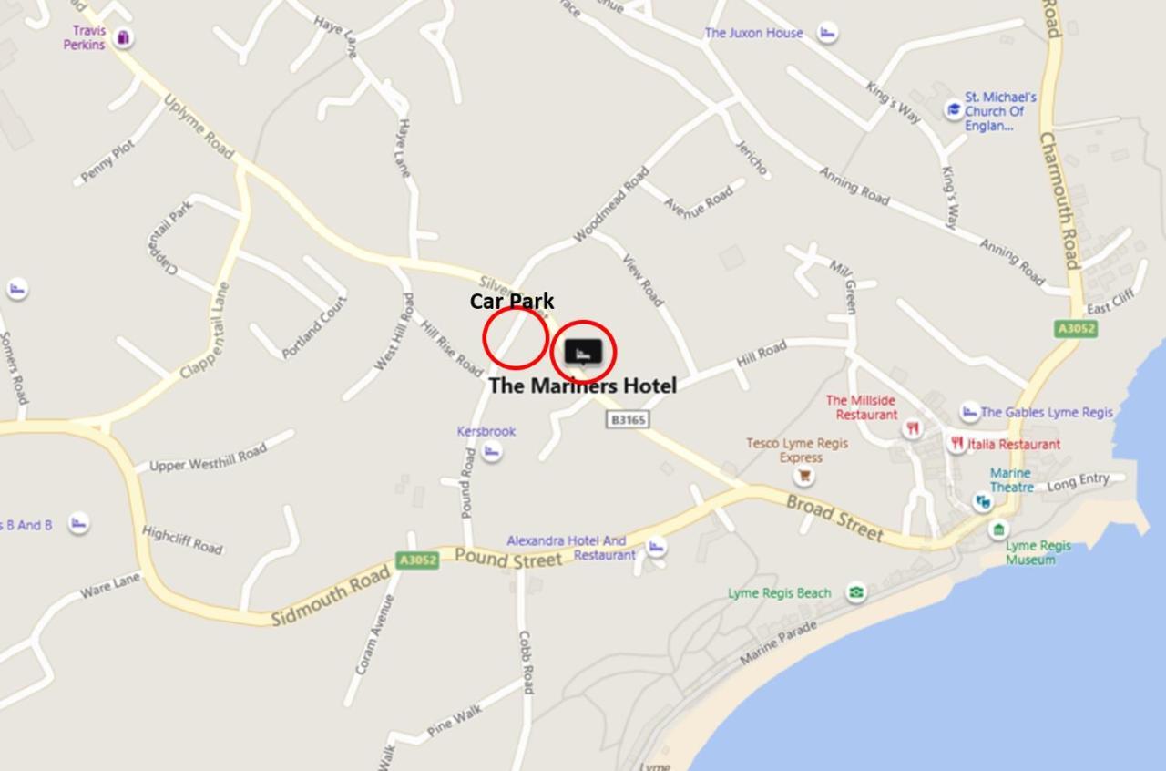 The Mariners Hotel Lyme Regis Bagian luar foto